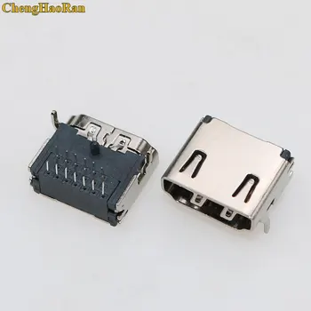 ChengHaoRan HDMI 19 PİN dişi arabirim konektörü 3 satır 19pin(7PİN 6PİN 6PİN)90 derece HDMI soket onarım değiştirme