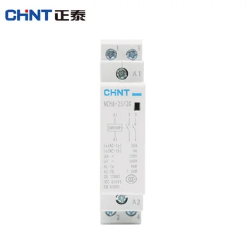CHINT CHNT NCH8-20 Modüler AC ev Kontaktör 220 V 230 V AC 20A 1NO 1NC 2NO 2NC