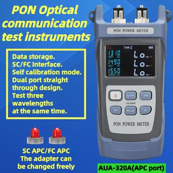 COMPTYCO AUA-320A/U PON Optik İletişim Test Cihazları PON Fiber Optik Güç Ölçer FTTX / ONT/OLT 1310/1490 / 1550nm