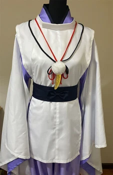 COSLEE [Özelleştirilmiş] Genshin Darbe Scaramouche Cosplay Kostüm Oyunu Takım Elbise Beyaz Elbise Kimono Üniforma Cadılar Bayramı Partisi Kıyafet U