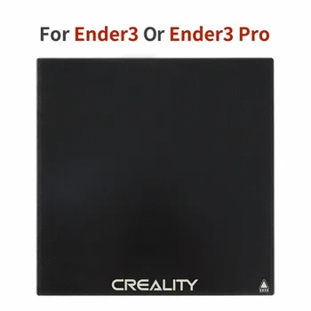 CREALITY 3D 235 * 235mm Temperli Cam Yapı Plakası için Ender 3 (Pro) / Ender 3 V2 / Ender 5 Yazıcı