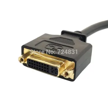 CY 10cm DVI dişi HDMI erkek adaptör dönüştürücü kablosu PC Dizüstü HDTV için