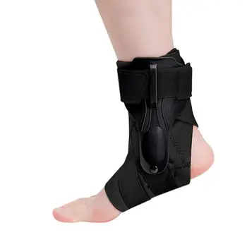 Dantel Up Ayarlanabilir ayak bileği desteği Burkulma Ayak Bileği Koruyucu Askı Wrap ile Yan Ateller Stabilizatörler Spor Yaralanma Kurtarma