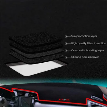 Dashboard Kapak Dash Mat Honda Fit Caz için GR GS 2020 2021 2022 Pad Güneşlik Yastık Güneş kaymaz Gölgeleme Aksesuarları