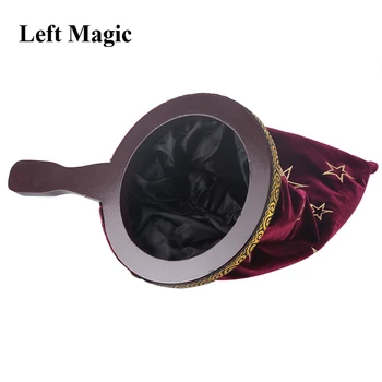 Deluxe Değişim Çanta Tekrar Fermuar (Büyük,Yıldız,Çift Katmanlı) sihirli Hileler Sahne Hile Illusion Komedi Görünen Ürün Çantası Magia