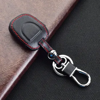 Deri Araba Anahtarı Durum 1 Düğmeler Anahtarlık Uzaktan Kumanda Fobs Kabuk Koruyucu Kapak Ceket Renault Clio 2 İçin Sembol Kangoo Usta