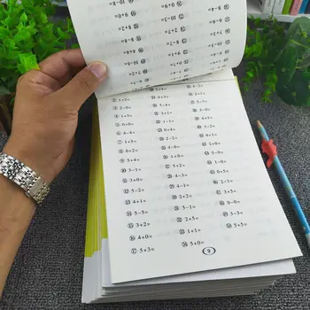 Ders kitabı Matematik Sözlü Hesaplama Soru Kartı 1~6 Sınıf Üst Ve Alt Hacimli Defterini 100 Toplama Ve Çıkarma Egzersiz
