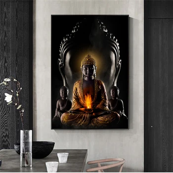 Din Tanrı Buda Tuval Resimleri Modern Buda Posterler ve Gizem Baskılar duvar Sanatı Resimleri ıçin Oturma Odası Ev Dekorasyon