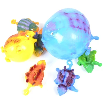 Dinozor Yumuşacık Oyuncaklar Antistres Şişme Hayvan Oyuncak Sıkmak Yumuşak Top Balon Sevimli Komik Çocuk Hediyeler Cadılar Bayramı oyuncaklar