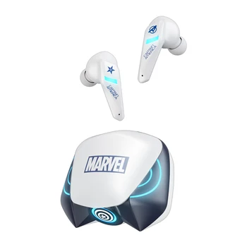 Disney Demir Adam Kablosuz TWS Bluetooth Kulaklık Gürültü Azaltma Spor Oyun Su Geçirmez mikrofonlu kulaklık Kulaklık