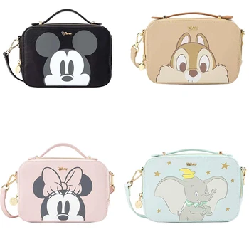 Disney Mickey mouse kadın kamera çantası karikatür sevimli askılı çanta omuzdan askili çanta moda Mickey küçük çanta kare çanta