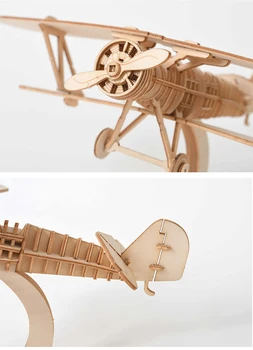 DIY Ahşap Bulmaca Modeli El Yapımı Mekanik oyuncaklar Çocuklar için 3D Yetişkin model seti Oyun Montaj Modeli gemiler tren uçak