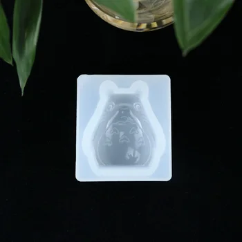 DIY Kristal Epoksi 3D Stereo Totoro silikon kalıp Elle Kurmak Oyuncak Hediye Dekorasyon