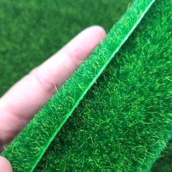 DIY çim Modeli çim paspaslar kırışıklık Karşıtı Suni Çim Peyzaj Diorama Manzara Yapı Düzeni Malzeme 25x100cm