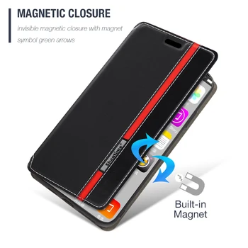 Doogee Mix 2 için Kılıf Moda Renkli Manyetik Kapatma açılır deri kılıf Kapak kart tutucu ıle 5.99 inç