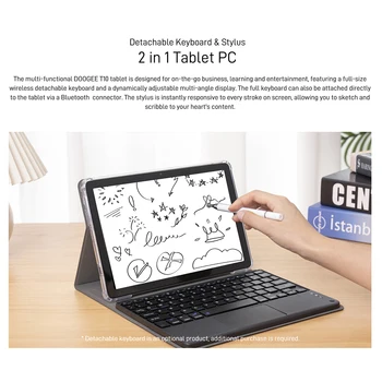 DOOGEE T10 Tablet PC Android 12 Pad TÜV Rheinland Sertifikalı 10.1