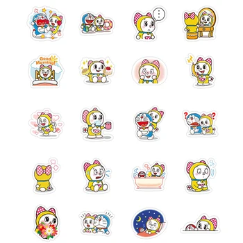 Doraemon Sticker Karikatür Anime Kawaii Graffiti El Hesabı Su Bardağı Dizüstü Gitar Kırtasiye Dekorasyon Malzemesi Sticker Oyuncak
