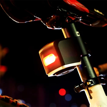 Dropshipping Bisiklet Alarmı Ebike Alarm Arka yanıp sönen ışık Anahtar Bulucu Uzaktan Kumanda USB şarj 2200mah pil ile
