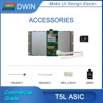 DWIN 7 İnç 800*480 UART TFT LCD Modülü Seri dokunmatik ekran Paneli Ahududu Pi İçin DMG80480Y070_02N