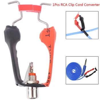 Dönüştürücü RCA Klip Kablosu Çıkarılabilir Dövme Makineleri Aksesuarları RCA Klip Kablosu Kaynağı Dayanıklı Yüksek Kaliteli Alaşımlı Malzeme