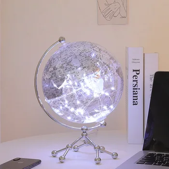 Dünya Küre dünya haritası Küre coğrafya eğitici oyuncaklar Çocuklar için Ofis ev masaüstü dekorasyon lamba top ışık doğum günü hediyesi