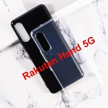 Düz Şeffaf telefon kılıfı Rakuten El 5G silikon kılıf Koruyucu Yumuşak Siyah TPU telefon kılıfı Rakuten Mini arka kapak