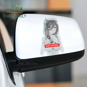 EARLFAMILY 13cm x 8.8 cm Miku Nakano Waifu Anime Araba Çıkartmaları Karavan Çıkartması Su Geçirmez Araba Buzdolapları Motosiklet Sticker