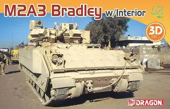 EJDERHA 7610 1: 72 Ölçekli M2A3 Bradley piyade savaş aracı w/3D İç model seti