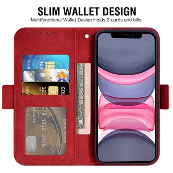 Eklenmiş cüzdan cep telefonu kapak İçin Huawei P10 P10 Lite Nova Lite P9 Lite P9 P Akıllı 2018 2019 2020 Kredi kartı yuvası bilek