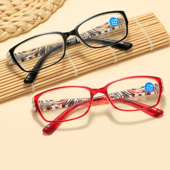 Elbru Moda Baskı okuma gözlüğü Erkekler Kadınlar Taşınabilir Hipermetrop Gözlük Retro Presbiyopik Gözlük +1.0+1.5+2.0+2.5+3.0+3.5+4.0