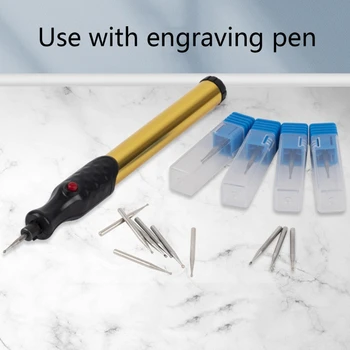 Elektrikli Değirmeni gravür kalem Kafa 5 Adet Değirmeni Bit Aksesuarları 2.35 mm Kolu DIY Metal Taş Cam Yüzey Oyma
