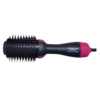 Elektrikli ısıtma tarak saç düzleştirici fırça yumuşatma anyon sıcak hava kadın saç fırçaları 3 in 1 kurutma makinesi ve doğrultma araçları