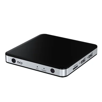 En iyi İskandinav Tek Akıllı TV Kutusu TVIP 605 Linux IŞLETIM SISTEMI Amlogic S905X Çift WiFi İskandinavya 4 K Set Top Box