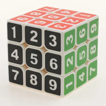 En iyi ZCUBE Neo Sihirli Sudoku Dijital Küp 3x3x3 Profesyonel 3x3 Hız Küp sayı bulmaca Eğitici Oyuncaklar Çocuklar Yetişkinler İçin