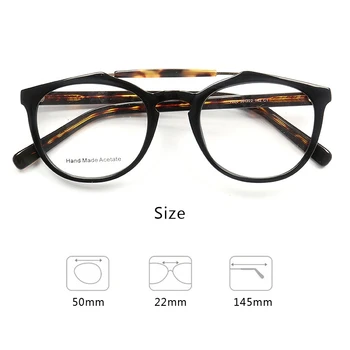 En Kaliteli El yapımı Asetat Gözlük Çerçeve Erkek Kadın Moda Trendy Kedi Göz Optik Gözlük Çerçeveleri Erkek Gözlük T020