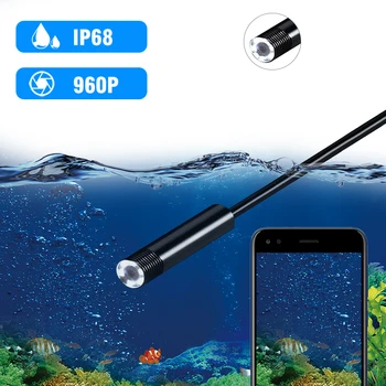 Endüstriyel Endoskop Kamera IP67 Su Geçirmez 720 P 8mm 3 İN1 Android Telefonlar PC İçin USB Endoskop Kamera İle 8 Ayarlanabilir LED