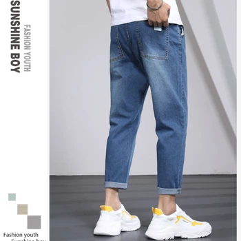 Erkek Kot Erkek Pantolon Basit Tasarım Yüksek Kalite Rahat Tüm Maç Öğrenciler Günlük Rahat Kore Moda Ulzzang Ins 3XL