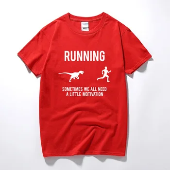 Erkek Koşu Motivasyon T shirt Komik koşu tişörtü Sarcasm Mizah Çalışma Yenilik Pamuk Kısa Kollu Gömlek Tops Camiseta Hombre