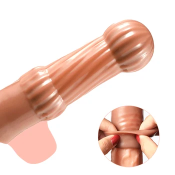 Erkek Kullanımlık Penis Kollu Testis Esaret Cock Extender Penis Halkası Prezervatif Skrotum Yüzük Penis Ereksiyon Erotik Oyuncaklar Erkekler İçin