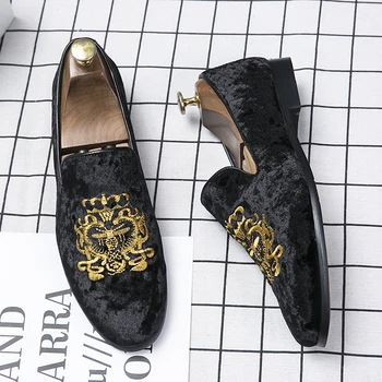 Erkek Sürüş Rahat Bezelye Tasarımcı Marka Süet Ayakkabı Deri Lüks Moccasins Siyah Loafers Flats Tembel Tekne Erkek Ayakkabı Erkekler için