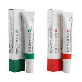 Etkili Akne temizleme kremi Çil Krem Gözenekleri Küçültmek Beyazlatma Nemlendirici Yağ Kontrolü Akne bakım kremi 8 Set (Kırmızı + Yeşil)