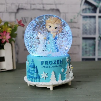 Ev Dekor Mor Ayı Modeli Parlayan Kar Kristal Top Süsler Noel Süslemeleri 2022 Müzik kutusu ışık doğum günü hediyesi Hediye