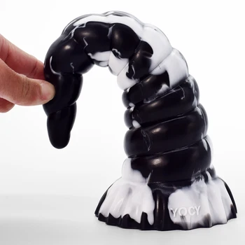 FAAK 2021 YENİ silikon hayvan yapay penis Unicorn kabuklu şekli anal plug vantuz yumuşak seks oyuncakları erkekler için çift flört masturbator