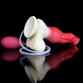 FAAK Fantezi Boşalma At Yapay Penis Suckr Silikon Fışkırtma Penis Büyük Dong Çok Renkli Butt Plug Vajina Teşvik Seks Oyuncakları