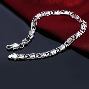 Fabrika Fiyat toptan YAB193 Güzel moda gümüş renk charm Yeni sıcak zincir Bilezik yüksek kalite klasik takı
