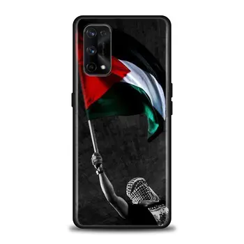 Filistin Bayrağı Kudüs Landmark İçin Kılıf Realme İçin C21Y C21 C25 C20 C15 C12 C11 C1 GT Ana Neo Neo2 5G Çapa Silikon Yumuşak Kılıflar