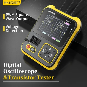 FNIRSI DSO-TC2 El Taşınabilir Dijital Osiloskop Transistör Test Cihazı 2-in-1Multifunctional Diyot Gerilim LCR Algılama PWM Çıkışı