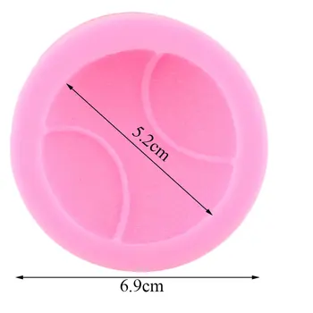 Futbol Beyzbol Basketbol Rugby Tenis Spor Topu silikon kalıp Şeker Reçine Çikolata Kalıp Fondan Kek Dekorasyon Araçları