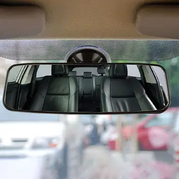 Geniş açılı dikiz aynası Evrensel 360° Döner Ayarlanabilir Emme Dikiz Aynası Fincan Ayna Arka İç Araba Arka W8w4