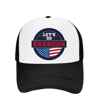 Gidelim Brandon FJB Baba Şapka beyzbol şapkası Erkekler için Komik Yıkanmış Denim Ayarlanabilir Şapkalar Moda Ayırt Edici Yeni Mizaç